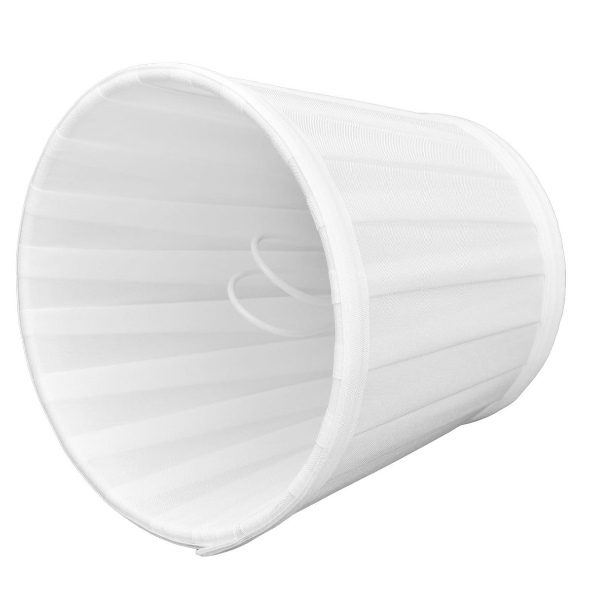 2Pcs Small Lamp Shades Wearproof Smooth Exquisite Lightweight Safe Convenient Table Lampshade0205 White