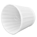 2Pcs Small Lamp Shades Wearproof Smooth Exquisite Lightweight Safe Convenient Table Lampshade0205 White - Low Angle