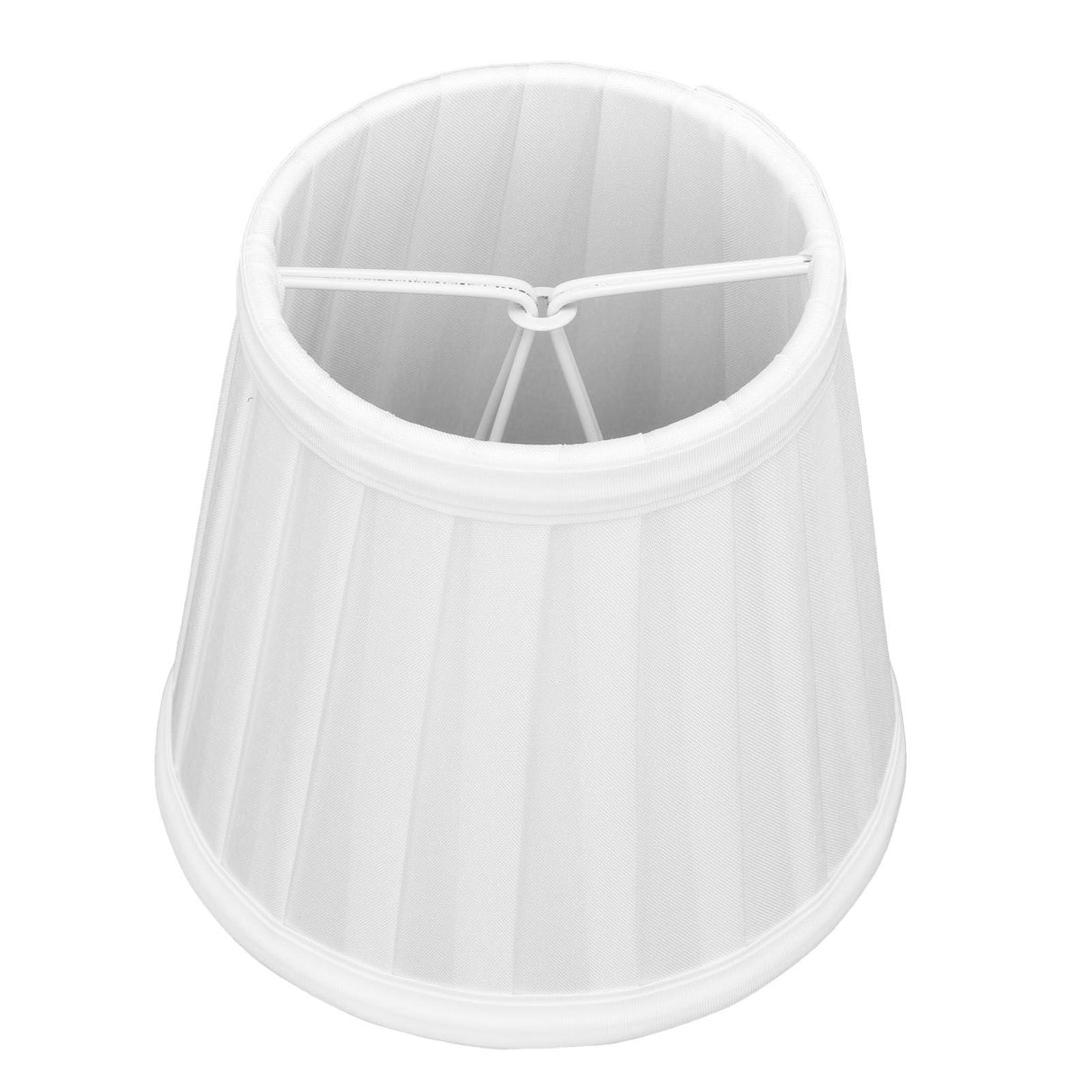 2Pcs Small Lamp Shades Wearproof Smooth Exquisite Lightweight Safe Convenient Table Lampshade0205 White