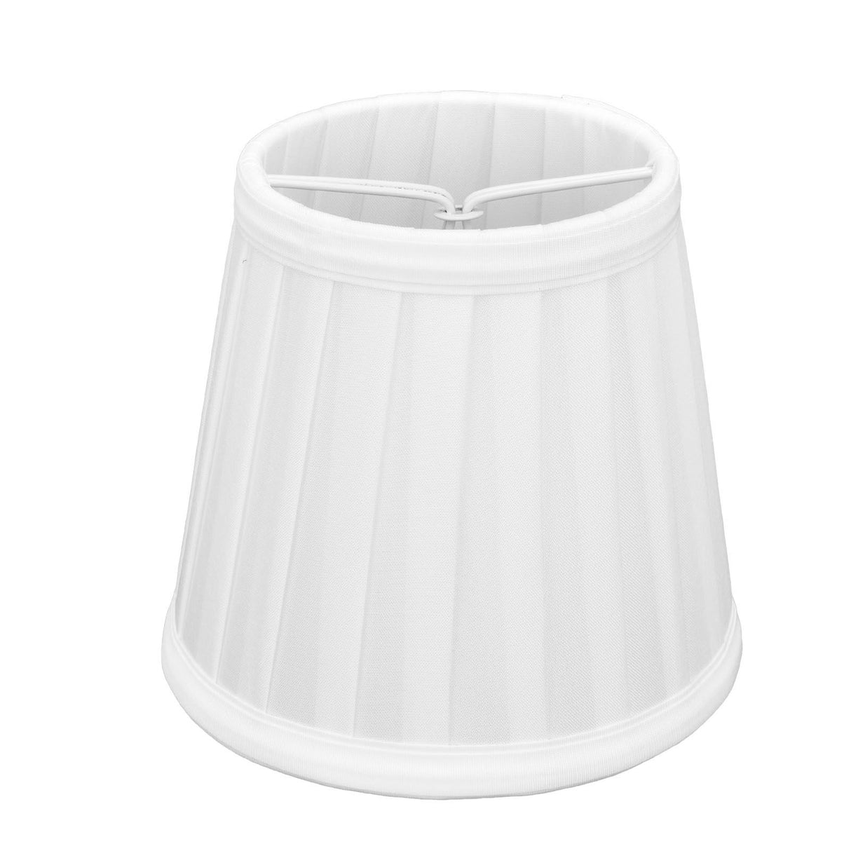 2Pcs Small Lamp Shades Wearproof Smooth Exquisite Lightweight Safe Convenient Table Lampshade0205 White