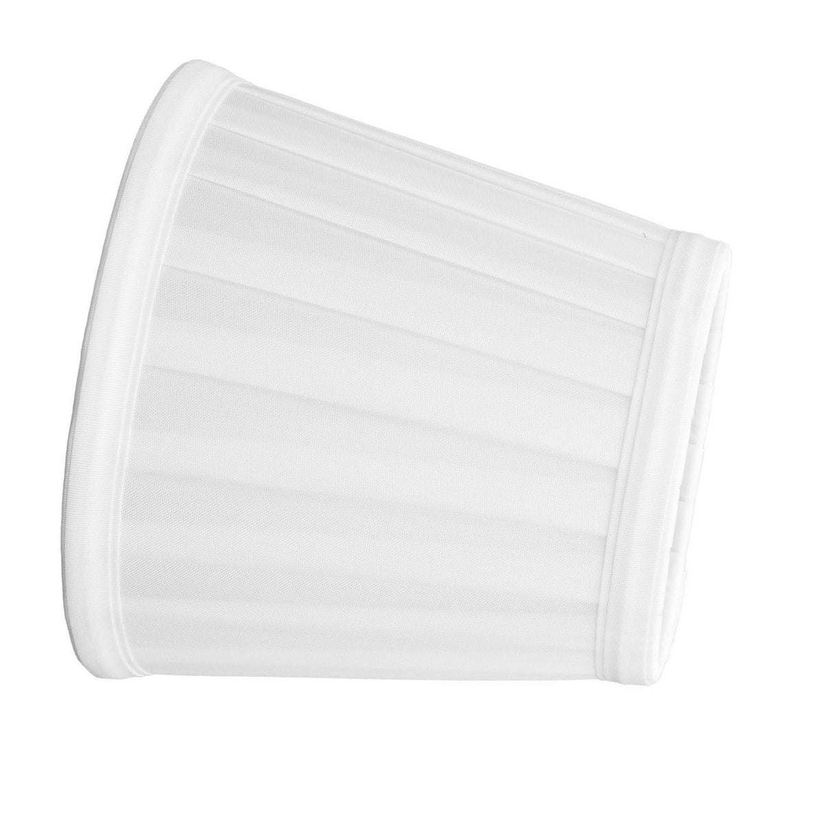 2Pcs Small Lamp Shades Wearproof Smooth Exquisite Lightweight Safe Convenient Table Lampshade0205 White