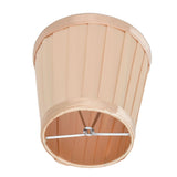 2Pcs Small Lamp Shades Wearproof Smooth Exquisite Lightweight Safe Convenient Table Lampshade0206 Gold - Front View