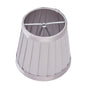 2Pcs Small Lamp Shades Wearproof Smooth Exquisite Lightweight Safe Convenient Table Lampshade0207 Silver