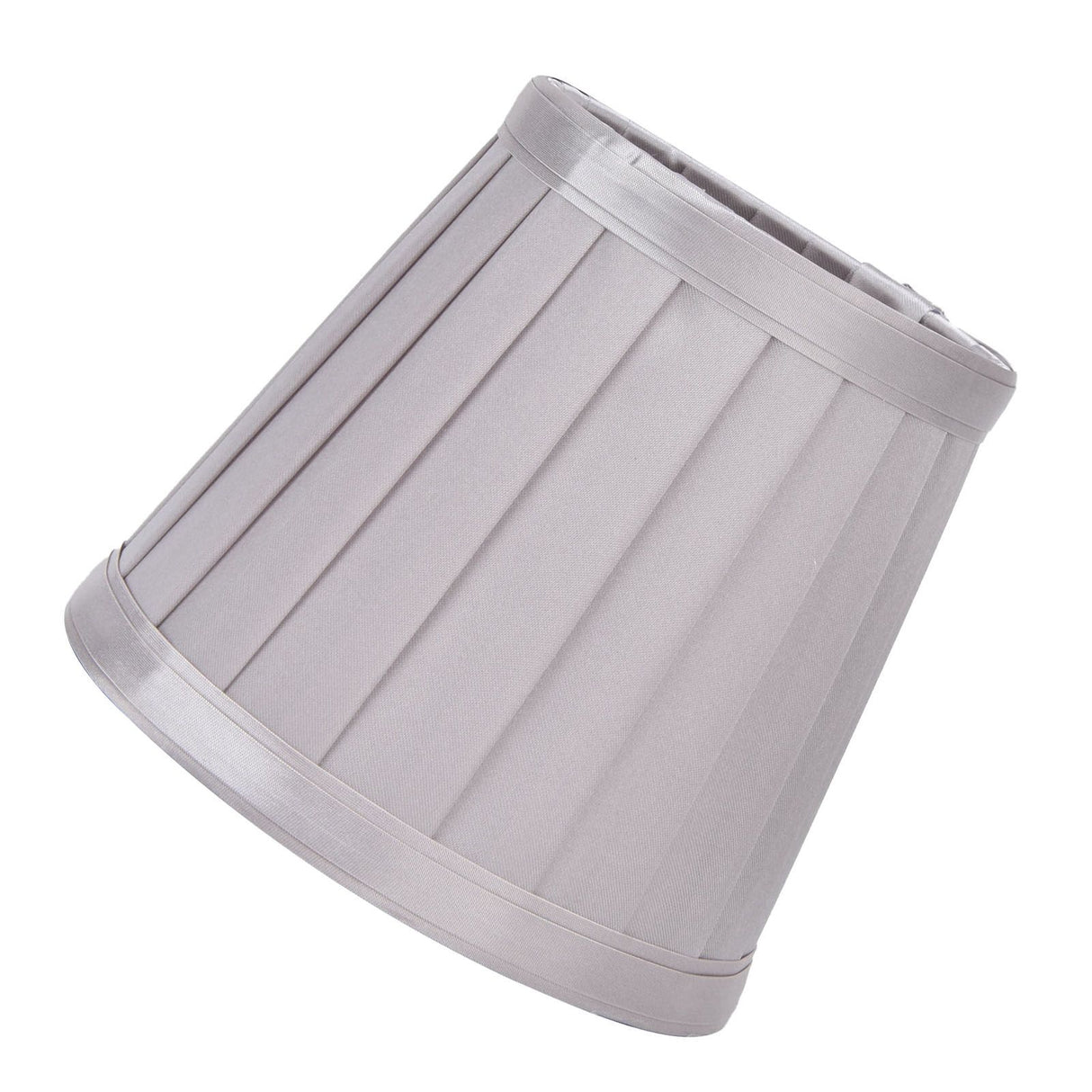 2Pcs Small Lamp Shades Wearproof Smooth Exquisite Lightweight Safe Convenient Table Lampshade0207 Silver