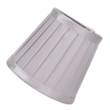 2Pcs Small Lamp Shades Wearproof Smooth Exquisite Lightweight Safe Convenient Table Lampshade0207 Silver - Side View