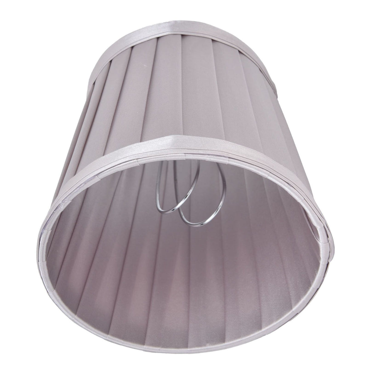 2Pcs Small Lamp Shades Wearproof Smooth Exquisite Lightweight Safe Convenient Table Lampshade0207 Silver