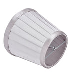 2Pcs Small Lamp Shades Wearproof Smooth Exquisite Lightweight Safe Convenient Table Lampshade0207 Silver