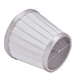 2Pcs Small Lamp Shades Wearproof Smooth Exquisite Lightweight Safe Convenient Table Lampshade0207 Silver - Rear View