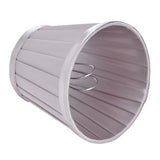 2Pcs Small Lamp Shades Wearproof Smooth Exquisite Lightweight Safe Convenient Table Lampshade0207 Silver - Low Angle