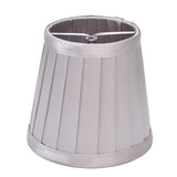 2Pcs Small Lamp Shades Wearproof Smooth Exquisite Lightweight Safe Convenient Table Lampshade0207 Silver - Extra Image