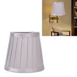 2Pcs Small Lamp Shades Wearproof Smooth Exquisite Lightweight Safe Convenient Table Lampshade0207 Silver - Extra Image