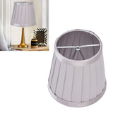 2Pcs Small Lamp Shades Wearproof Smooth Exquisite Lightweight Safe Convenient Table Lampshade0207 Silver - Extra Image