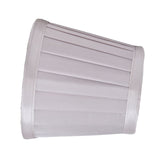 2Pcs Small Lamp Shades Wearproof Smooth Exquisite Lightweight Safe Convenient Table Lampshade0207 Silver