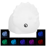 LED Night Light Touch Control Dinosaur Silicone Lamp Children Holiday Gift for Bedroom Desktop Decor USB Charging