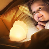 LED Night Light Touch Control Dinosaur Silicone Lamp Children Holiday Gift for Bedroom Desktop Decor USB Charging