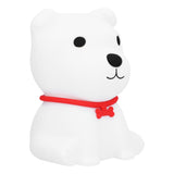 Cute Dog Shaped Silicone Lamp Kids Night Light Portable Bedside Light for Baby Sleeping Nursery USB Charging
