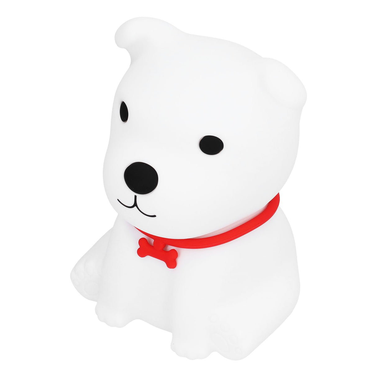 Cute Dog Shaped Silicone Lamp Kids Night Light Portable Bedside Light for Baby Sleeping Nursery USB Charging
