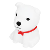 Cute Dog Shaped Silicone Lamp Kids Night Light Portable Bedside Light for Baby Sleeping Nursery USB Charging