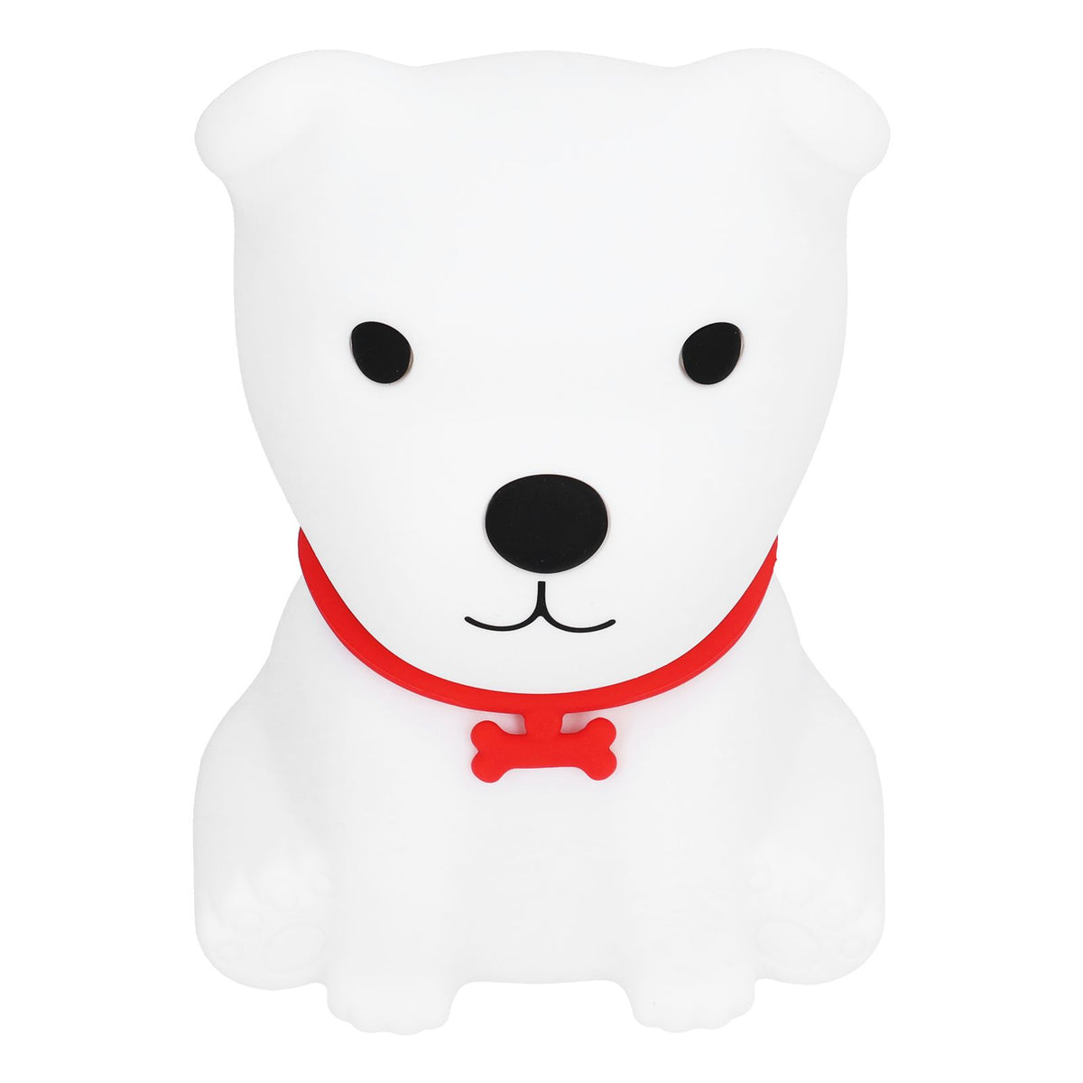 Cute Dog Shaped Silicone Lamp Kids Night Light Portable Bedside Light for Baby Sleeping Nursery USB Charging