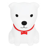 Cute Dog Shaped Silicone Lamp Kids Night Light Portable Bedside Light for Baby Sleeping Nursery USB Charging