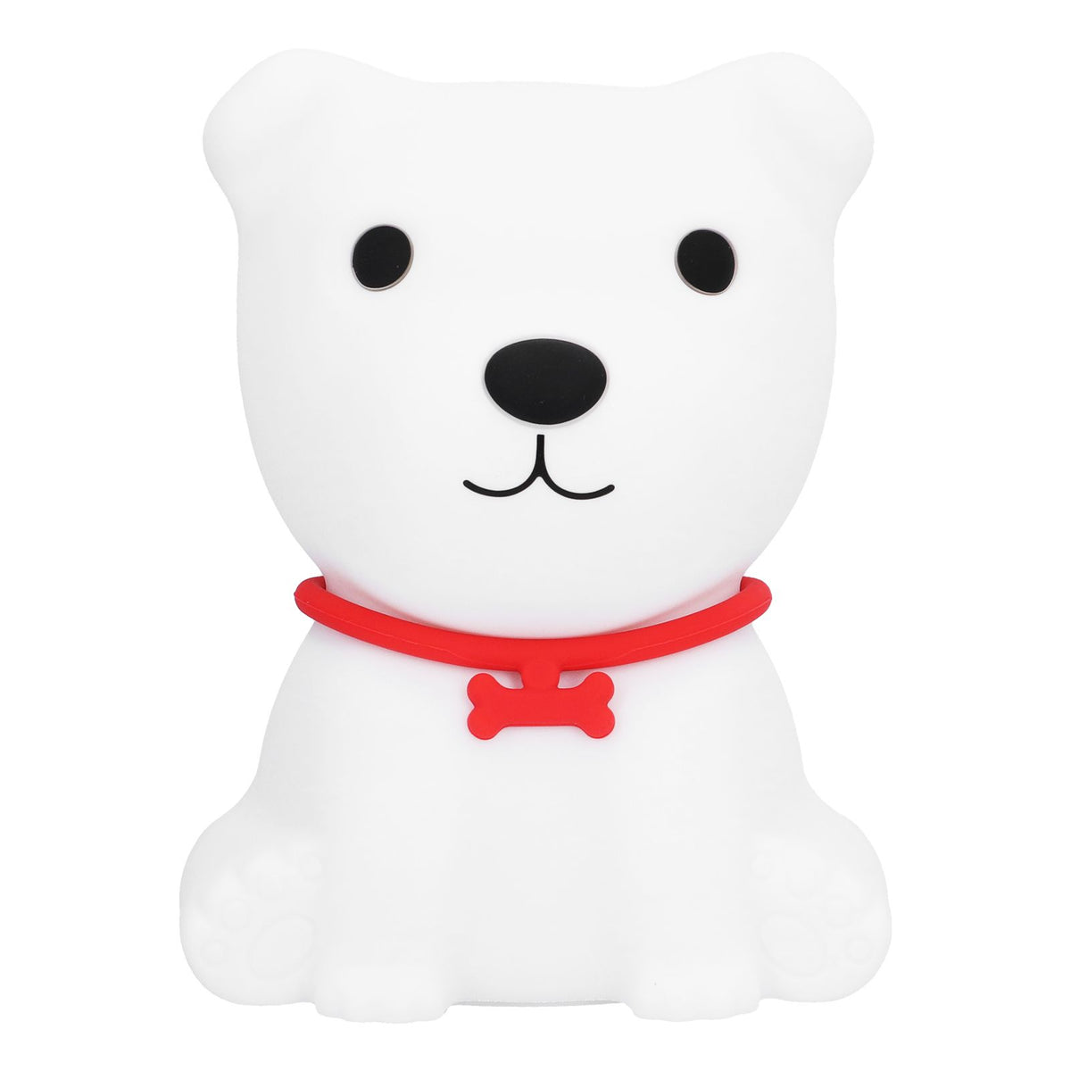 Cute Dog Shaped Silicone Lamp Kids Night Light Portable Bedside Light for Baby Sleeping Nursery USB Charging