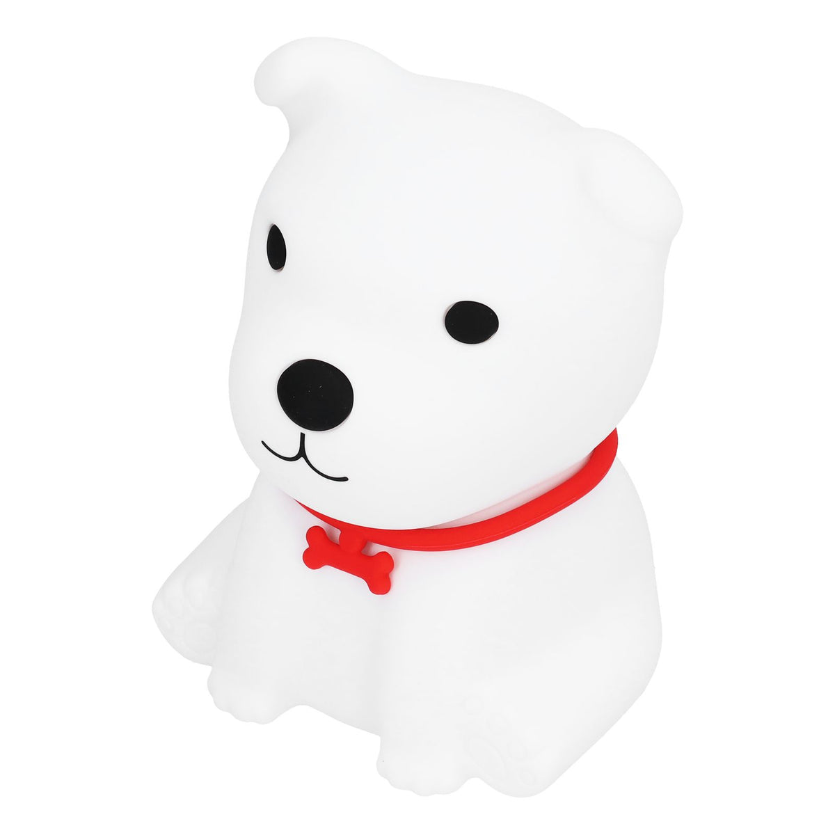 Cute Dog Shaped Silicone Lamp Kids Night Light Portable Bedside Light for Baby Sleeping Nursery USB Charging
