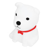 Cute Dog Shaped Silicone Lamp Kids Night Light Portable Bedside Light for Baby Sleeping Nursery USB Charging