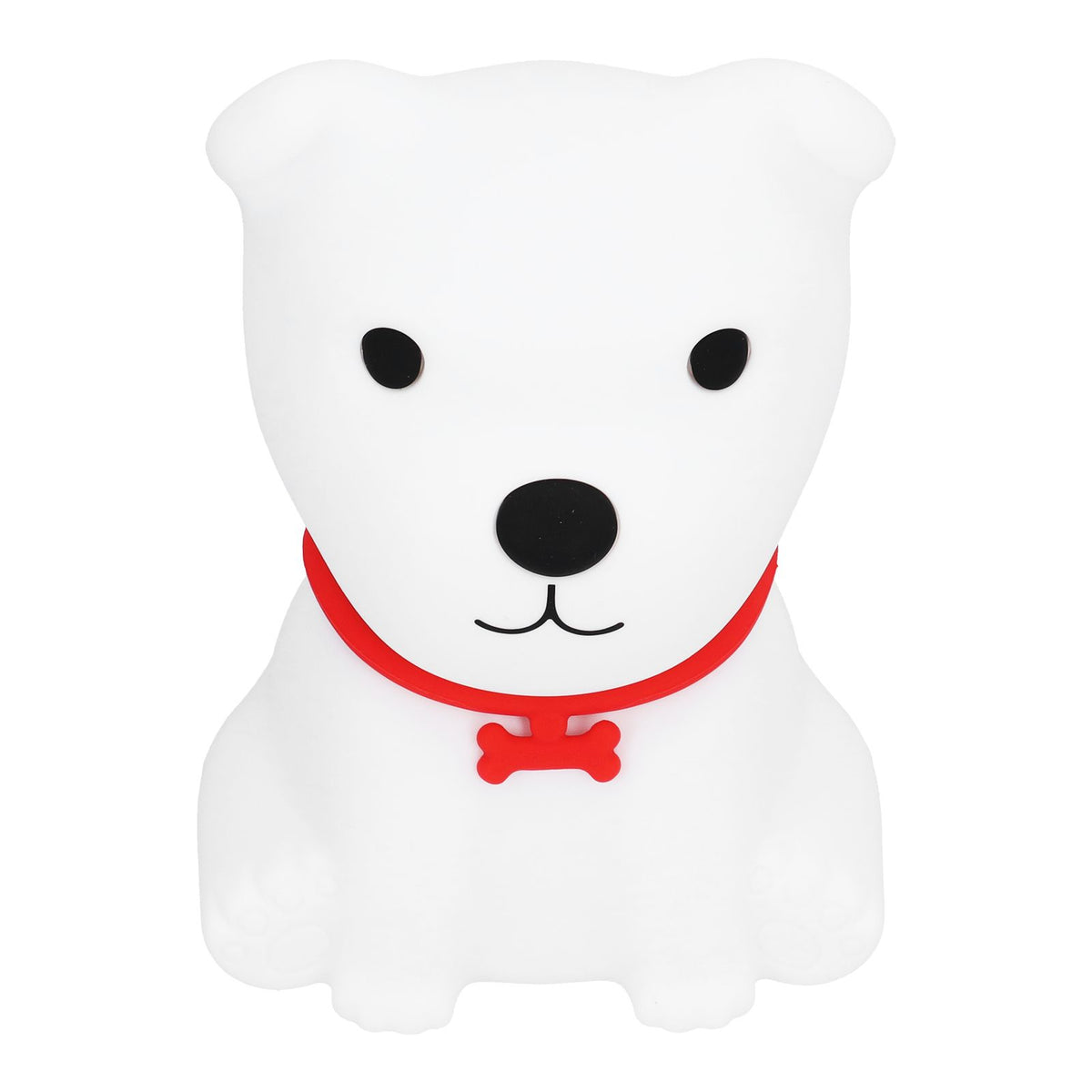 Cute Dog Shaped Silicone Lamp Kids Night Light Portable Bedside Light for Baby Sleeping Nursery USB Charging