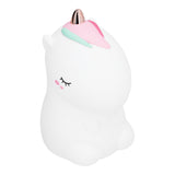 LED Animal Night Light USB Charging Silicone Cute Color Changing Lamp for Bedroom Home - Front View