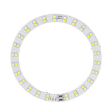 3V‑5V Ring Light Board 10W LED Ring Light Plate with Cold and Warm 2 Color Lighting USB Powered for Daily Lighting