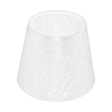 Wrought Iron Lampshade Carved Forest Tree Shaped E27 Mini Lamp Shade for Table Lamp Bedroom Bedside DecorWhite
