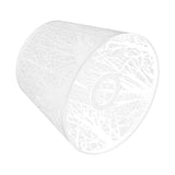 Wrought Iron Lampshade Carved Forest Tree Shaped E27 Mini Lamp Shade for Table Lamp Bedroom Bedside DecorWhite - Close-Up Angle