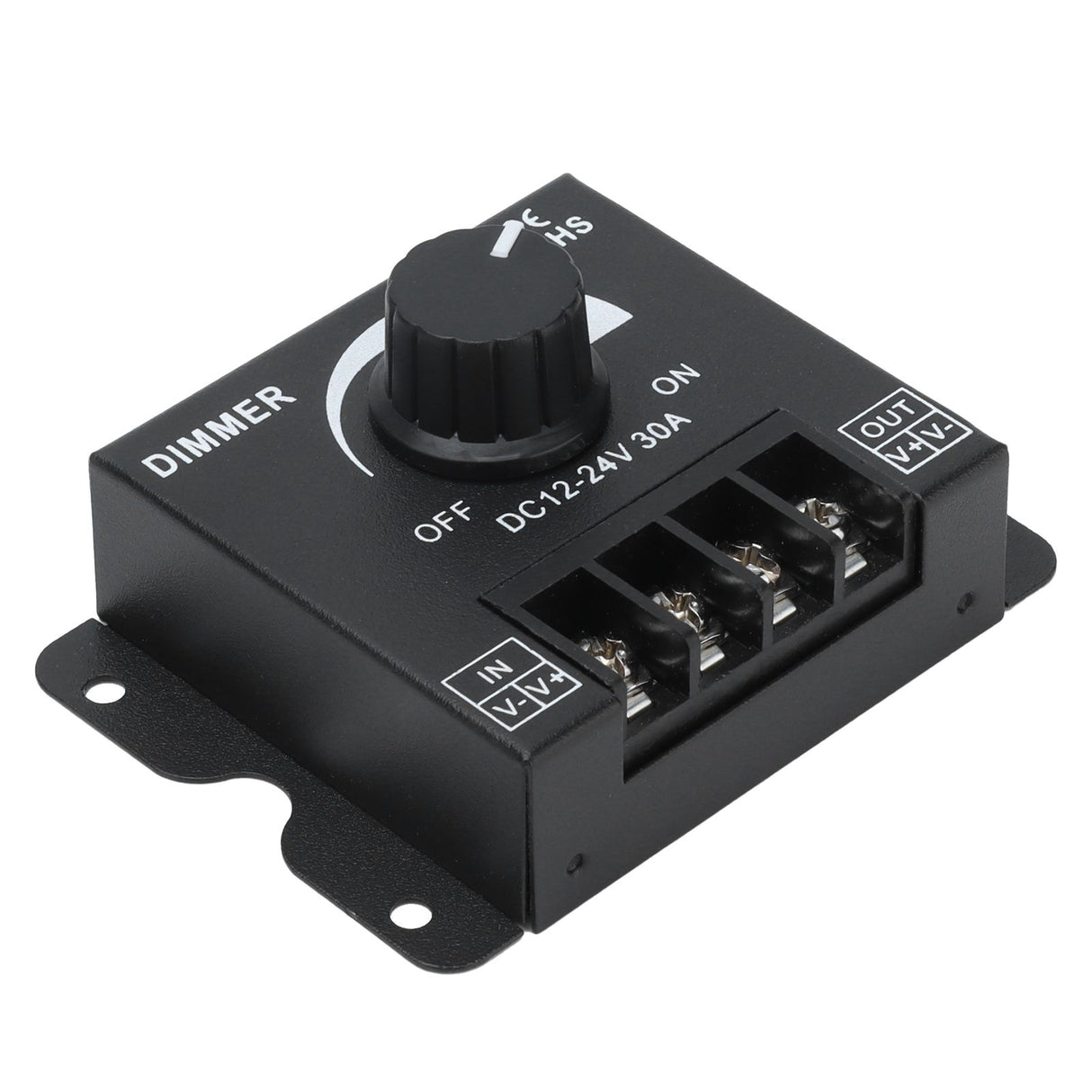 30A LED Dimmer PWM Unicolor Single Channel Adjustable Dimming Controller DC 12V‑24V