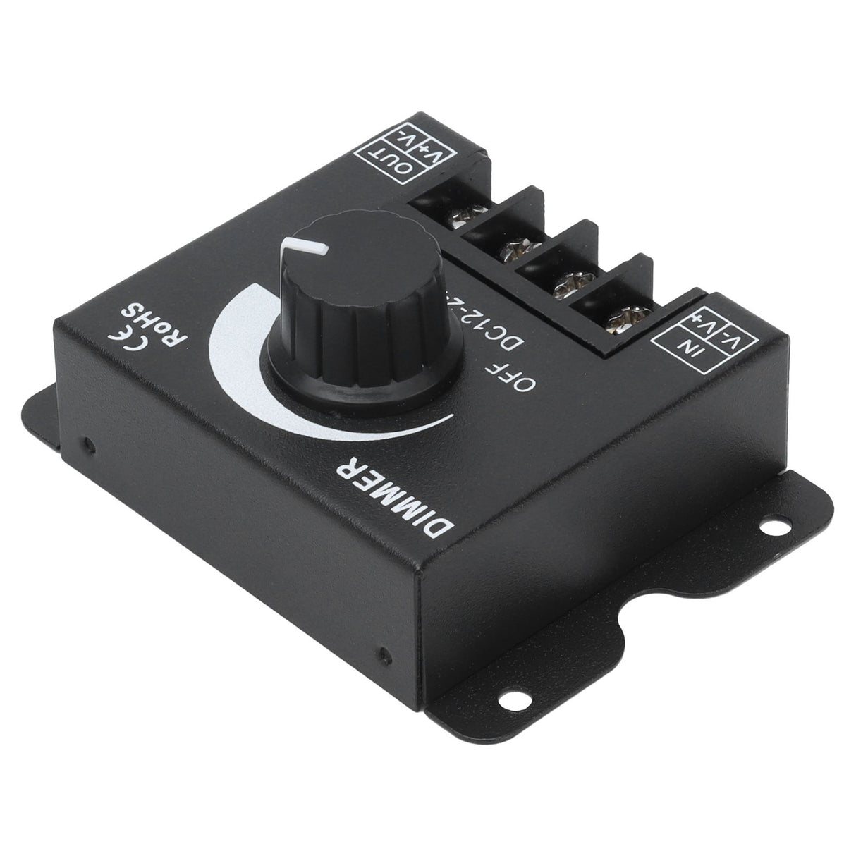 30A LED Dimmer PWM Unicolor Single Channel Adjustable Dimming Controller DC 12V‑24V