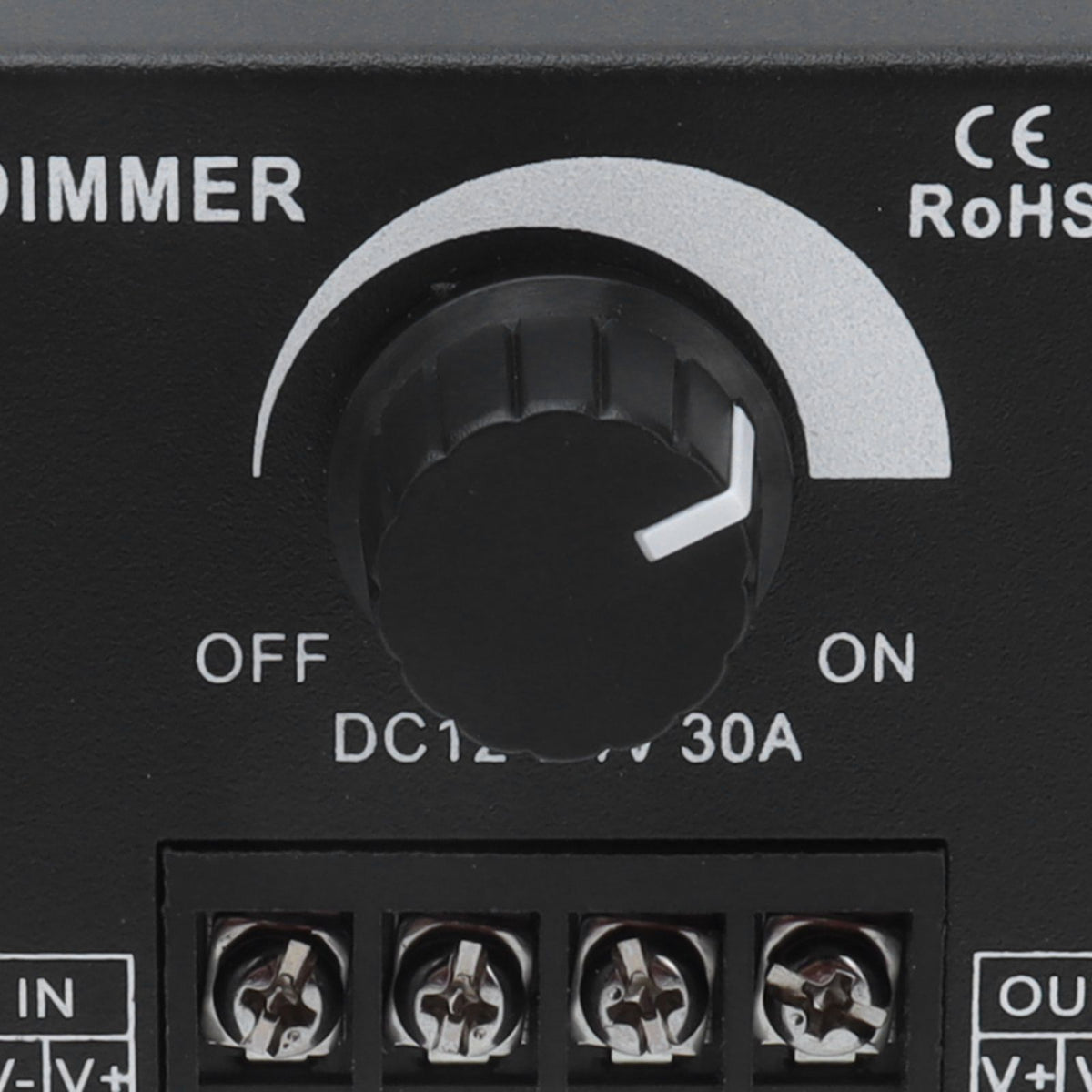 30A LED Dimmer PWM Unicolor Single Channel Adjustable Dimming Controller DC 12V‑24V