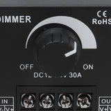 30A LED Dimmer PWM Unicolor Single Channel Adjustable Dimming Controller DC 12V‑24V - Extra Image
