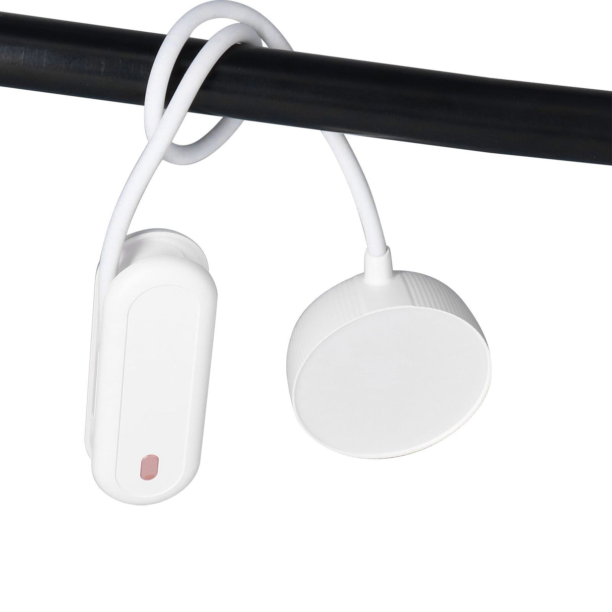 LED Desk Lamp with Gooseneck Night Light 3 Color Stepless Dimming Foldable Eye Protection Lamp USB ChargingWhite