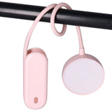LED Desk Lamp with Gooseneck Night Light 3 Color Stepless Dimming Foldable Eye Protection Lamp USB ChargingPink - Extra Image