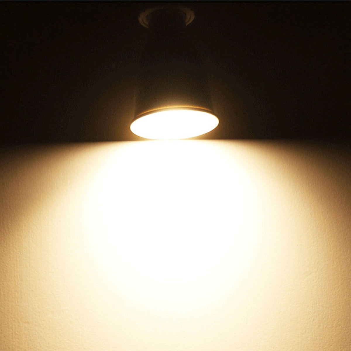 GU10 15W 1650lm LED Spotlight Embedded LED Spot Light Bulb for Home Office 100‑265VWarm Light