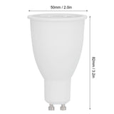 GU10 15W 1650lm LED Spotlight Embedded LED Spot Light Bulb for Home Office 100‑265VWarm Light