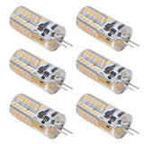 6Pcs LED Bulb Easy Install Light Transmission Uniform Light Output Color Bulb for Party Home 12VWarm White - Side View