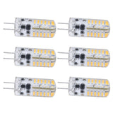 6Pcs LED Bulb Easy Install Light Transmission Uniform Light Output Color Bulb for Party Home 12VWarm White
