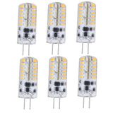 6Pcs LED Bulb Easy Install Light Transmission Uniform Light Output Color Bulb for Party Home 12VWarm White