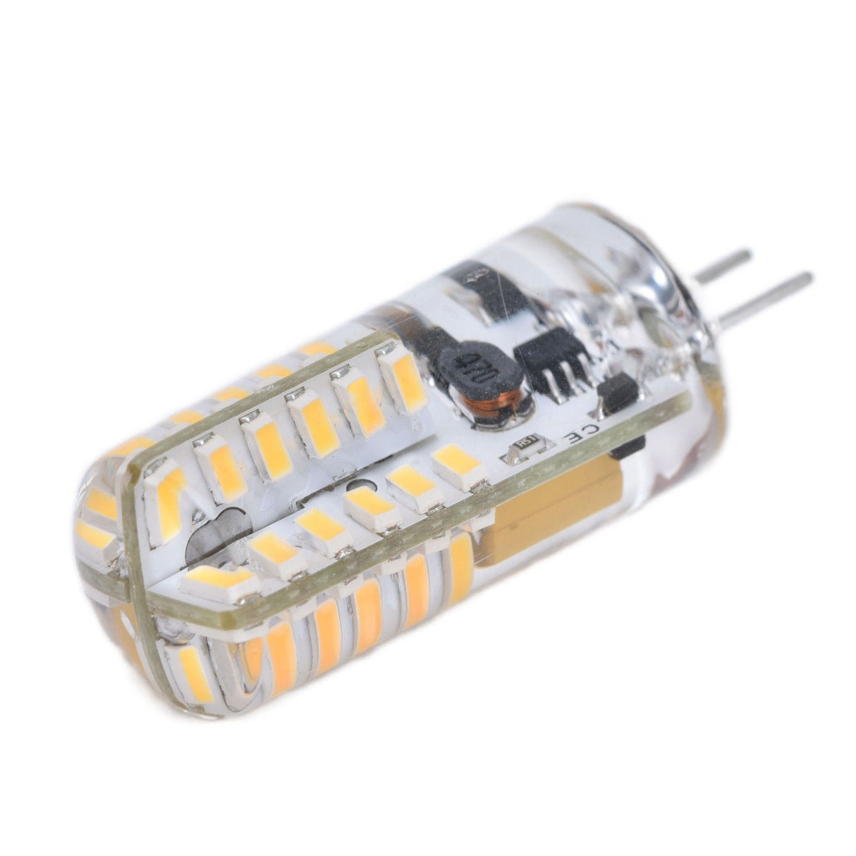 6Pcs LED Bulb Easy Install Light Transmission Uniform Light Output Color Bulb for Party Home 12VWarm White
