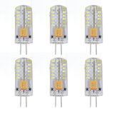 6Pcs LED Bulb Easy Install Light Transmission Uniform Light Output Color Bulb for Party Home 12VPure White