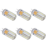 6Pcs LED Bulb Easy Install Light Transmission Uniform Light Output Color Bulb for Party Home 12VPure White