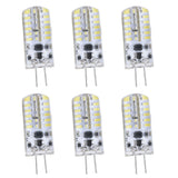 6Pcs LED Bulb Easy Install Light Transmission Uniform Light Output Color Bulb for Party Home 12VPure White - Low Angle