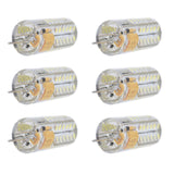 6Pcs LED Bulb Easy Install Light Transmission Uniform Light Output Color Bulb for Party Home 12VPure White - Extra Image