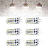 6Pcs LED Bulb Easy Install Light Transmission Uniform Light Output Color Bulb for Party Home 12VPure White - Extra Image