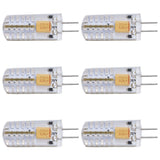 6Pcs LED Bulb Easy Install Light Transmission Uniform Light Output Color Bulb for Party Home 12VRed - Rear View